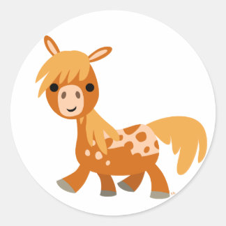 Cute Cartoon Appaloosa Pony sticker