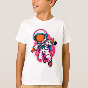 Cute Cartoon Astronaut T-Shirt