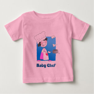 Cute Cartoon Baby Chef T-Shirt