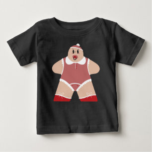 Cute Cartoon Baby with Pacifier Baby T-Shirt