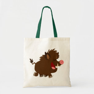 Cute Cartoon Beaming Wild Boar Bag