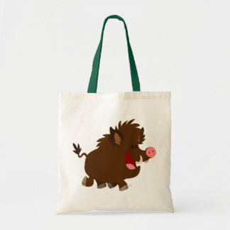 Cute Cartoon Beaming Wild Boar Bag