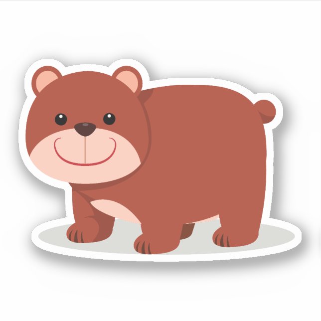 Cute Cartoon Bear (Front)