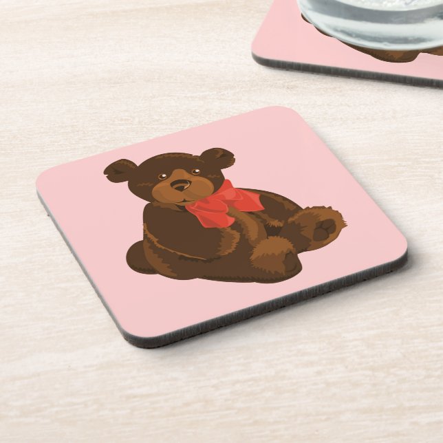 Cute cartoon bear coaster (Left Side)