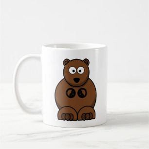 Cute Cartoon Bear Coffee Mug