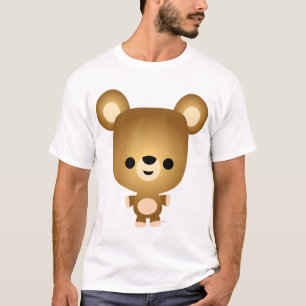 Cute Cartoon Bear Cub Women T-Shirt