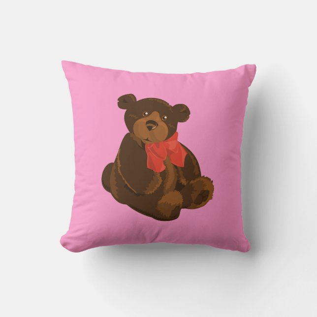 Cute cartoon bear cushion (Front)