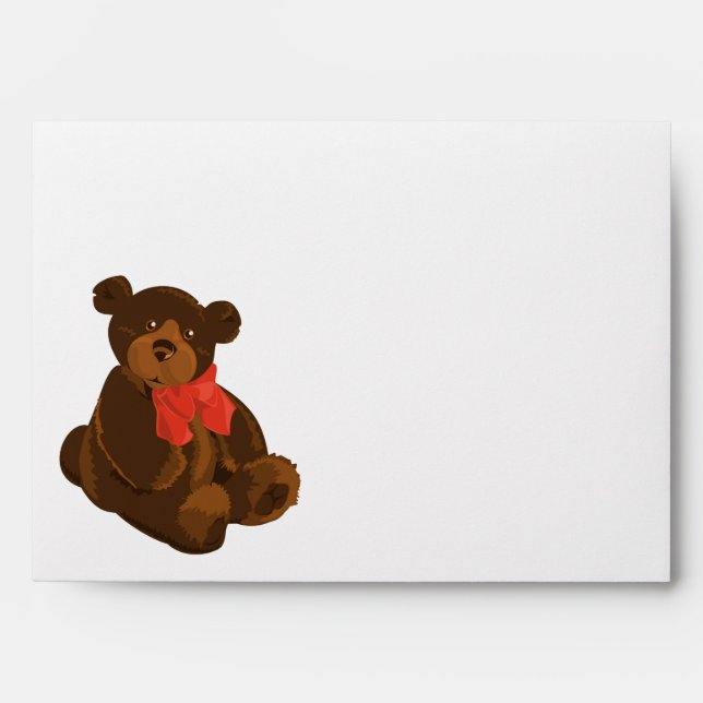 Cute cartoon bear envelope (Front)