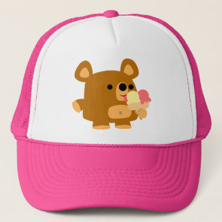 Cute Cartoon Bear with Balls :) trucker hat