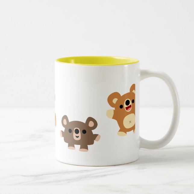 Cute cartoon Bears 4 mug (Right)