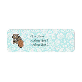 Cute Cartoon Beaver