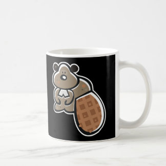 cute cartoon beaver coffee mug