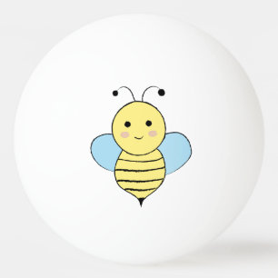 Cute Cartoon Bee Ping Pong Ball