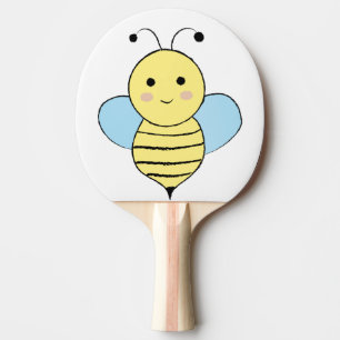 Cute Cartoon Bee Ping Pong Paddle
