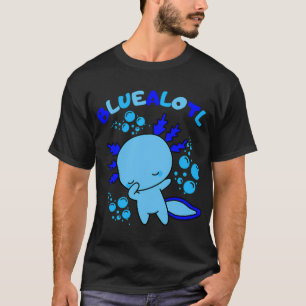 Cute cartoon blue axolotl baby pun T-Shirt