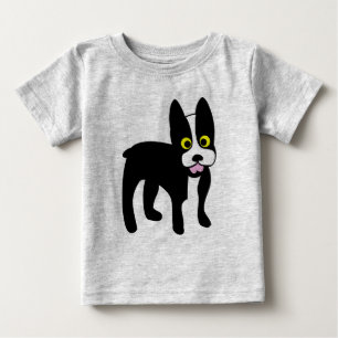 Cute Cartoon Boston Terrier Shirt for Dog Lovers