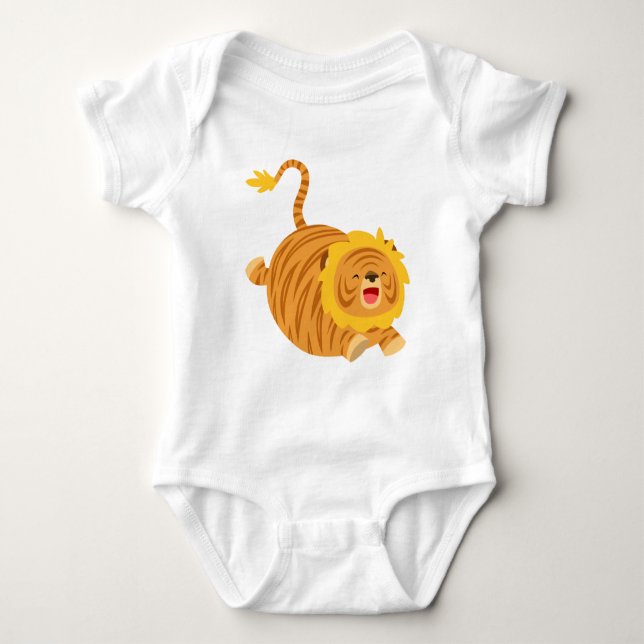 Cute Cartoon Bouncy Liger Baby Creeper (Front)