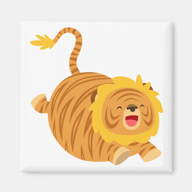 Cute Cartoon Bouncy Liger Magnet (Front)