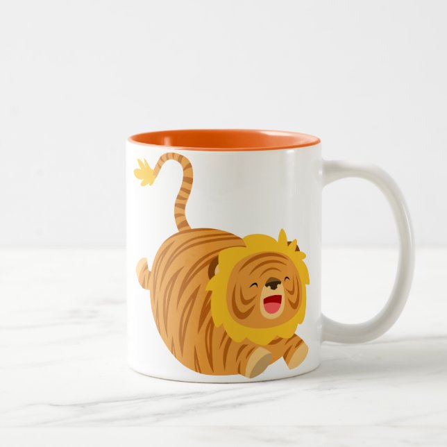 Cute Cartoon Bouncy Liger Mug (Right)
