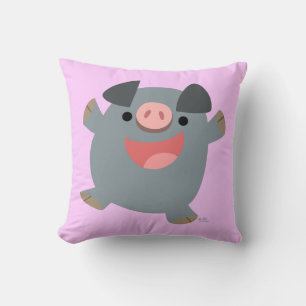 Cute Cartoon Bouncy Pig Pillow