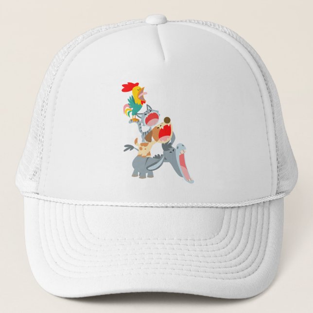 Cute Cartoon Bremen Town Musicians Hat (Front)