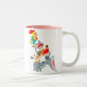 Cute Cartoon Bremen Town Musicians Mug