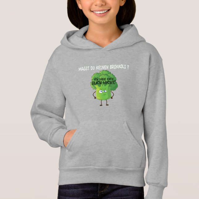 Cute Cartoon Broccoli You Don't Like Broccoli   Ho (Front)
