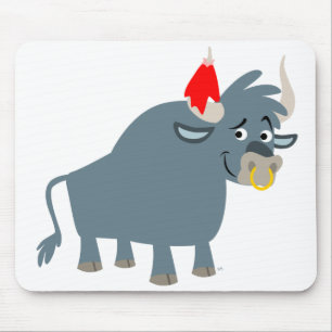 Cute Cartoon Bull mousepad