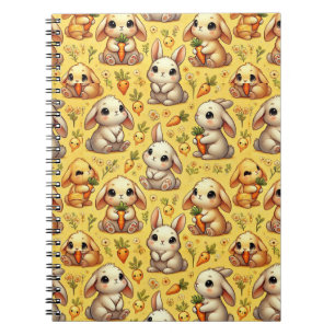 Cute Cartoon Bunny Notebook