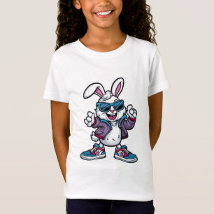  Cute Cartoon Bunny Rabbit Tee for Animal Lovers