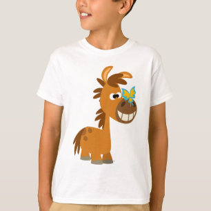 Cute Cartoon Butterfly Pony Children T-Shirt