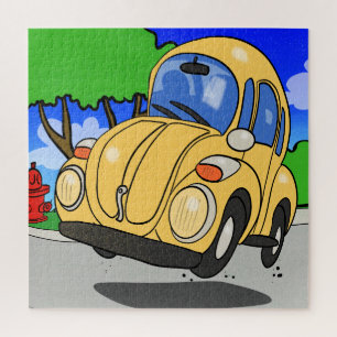 Cute Cartoon Car Jigsaw Puzzle