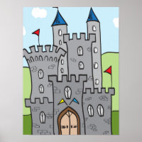 Cute Cartoon Castle