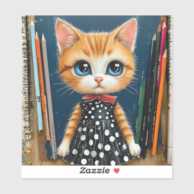 Cute cartoon cat (Sheet)
