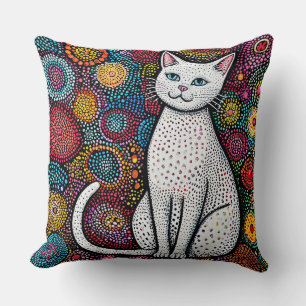 Cute cartoon cat cushion