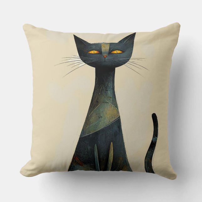 Cute cartoon cat cushion (Front)