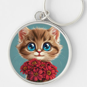 Cute cartoon Cat Key Ring