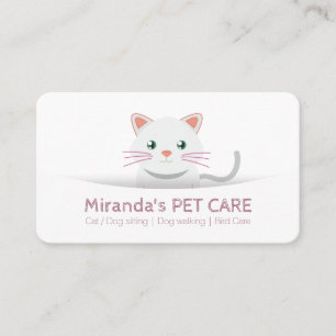 Cute Cartoon Cat Pet Care Pet Grooming Appointment