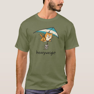 Cute Cartoon Cat Pun Design T-Shirt