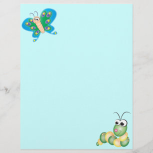 Cute Cartoon Caterpillar