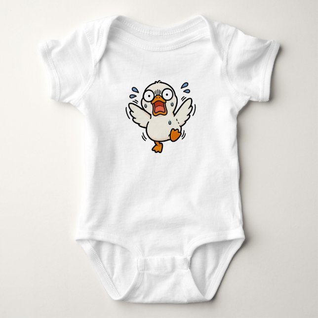 Cute Cartoon Character Baby Bodysuit (Front)