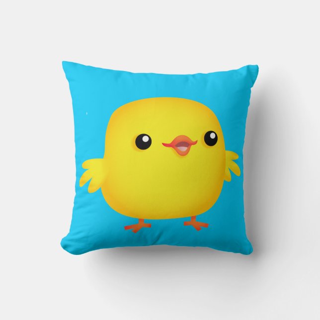 Cute Cartoon Chick :) Pillow (Front)