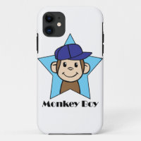 Cute Cartoon Clip Art Happy Monkey in Star w Hat