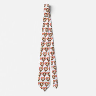 Cute Cartoon Clip Art Smile Monkey Love in Heart Tie