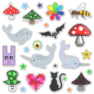 Cute Cartoon Collection Vinyl Stickers