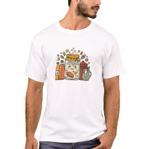 Cute Cartoon Cookie Jar & Hot Sauce Foodie T-Shirt
