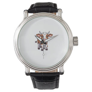 Cute Cartoon Cow Watch
