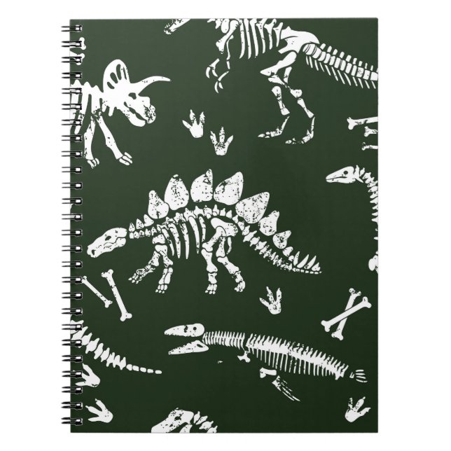 Cute cartoon crocodiles, seamless illustration. notebook (Front)