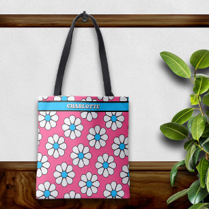 Cute Cartoon Daisy Tote Bag