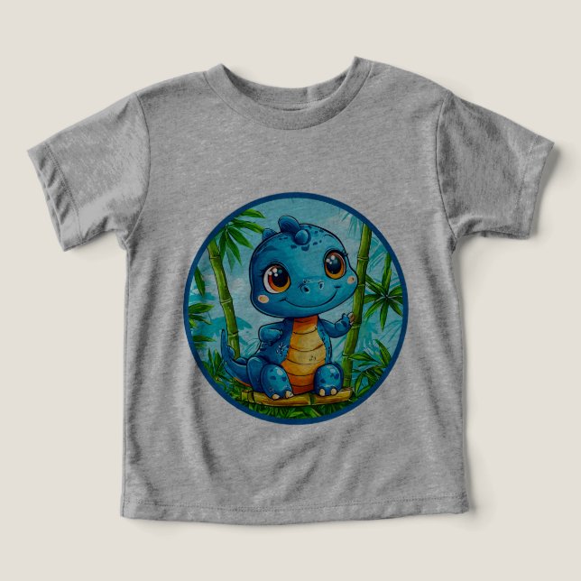 Cute cartoon dinosaur (Design Front)